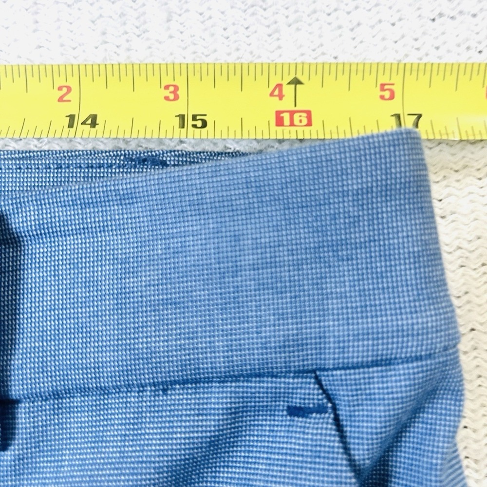 NWT Ann Taylor LOFT Riviera Slim Pants Sz 8 Blue Crop Stretch Office Dressy - Picture 9 of 12